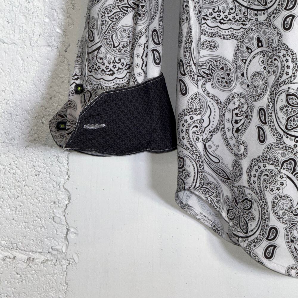 Society of Threads Men's Regular-Fit Non-Iron Dress Shirt white, small $80 - Picture 5 of 8